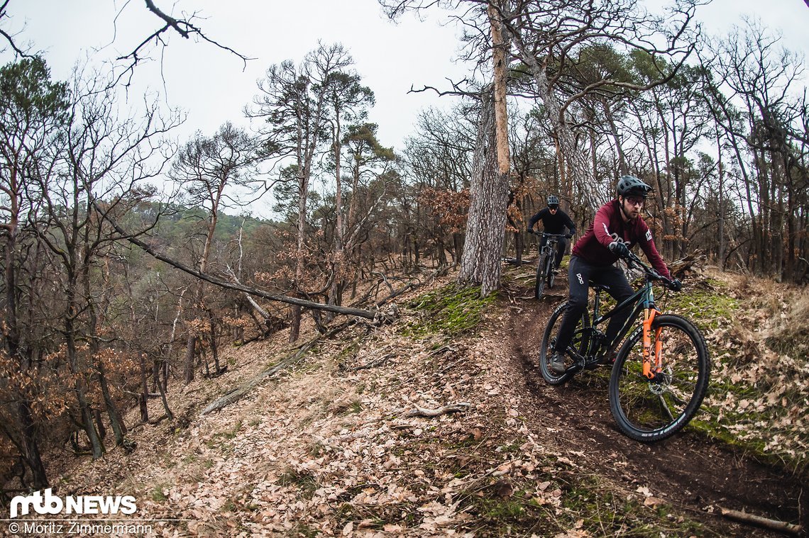 Gute Laune auf spaßigen Hometrails