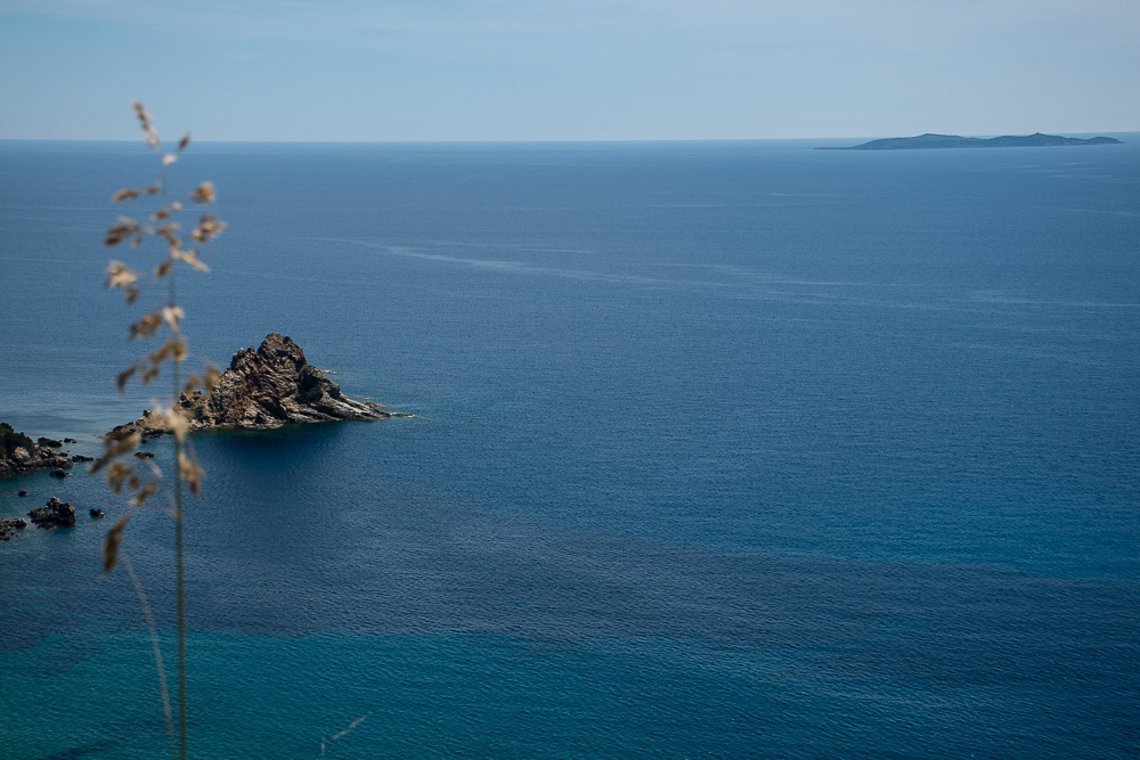 Unterwegs hat man teilweise auch einen schönen Blick aufs Meer