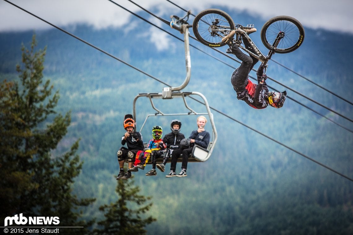 Der Kanadier aus Squamish zog wie fast immer eine perfekte Show