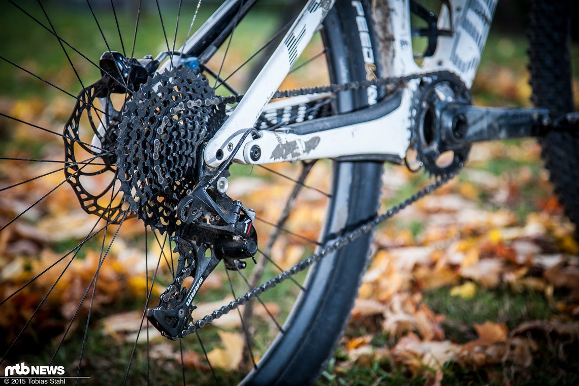 Die SRAM X01 Schaltung hat sich bewährt