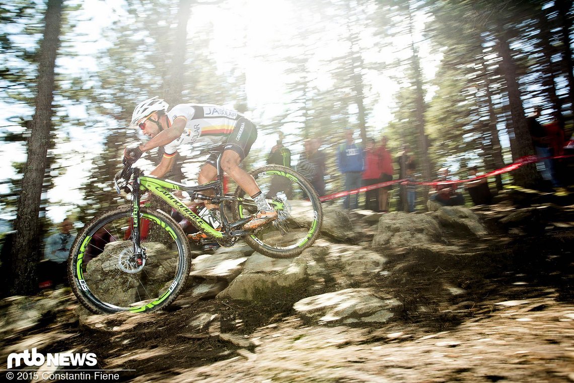 Manuel Fumic war in Downhills schnell unterwegs mit seinem Scalpel.