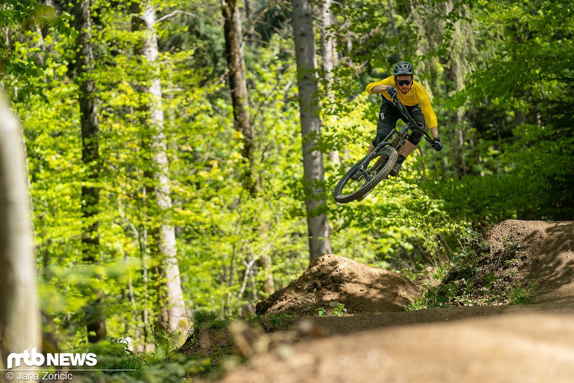 … und sorgt damit auf Jumptrails für ein Grinsen im Gesicht.