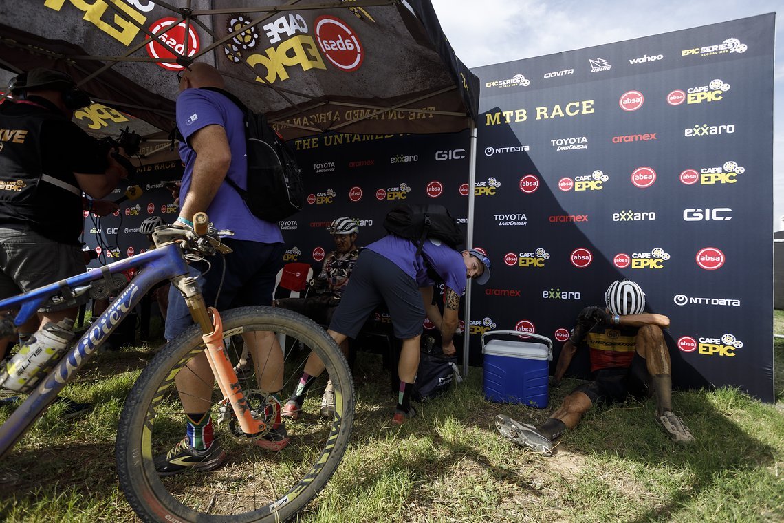 Wout Alleman during Stage 4 of the 2025 Absa Cape Epic Mountain Bike stage race held at Fairview, Paarl, Cape Town, South Africa on the 20th March 2025. Photo by Nick Muzik/Cape Epic
PLEASE ENSURE THE APPROPRIATE CREDIT IS GIVEN TO THE PHOTOGRAPHER A