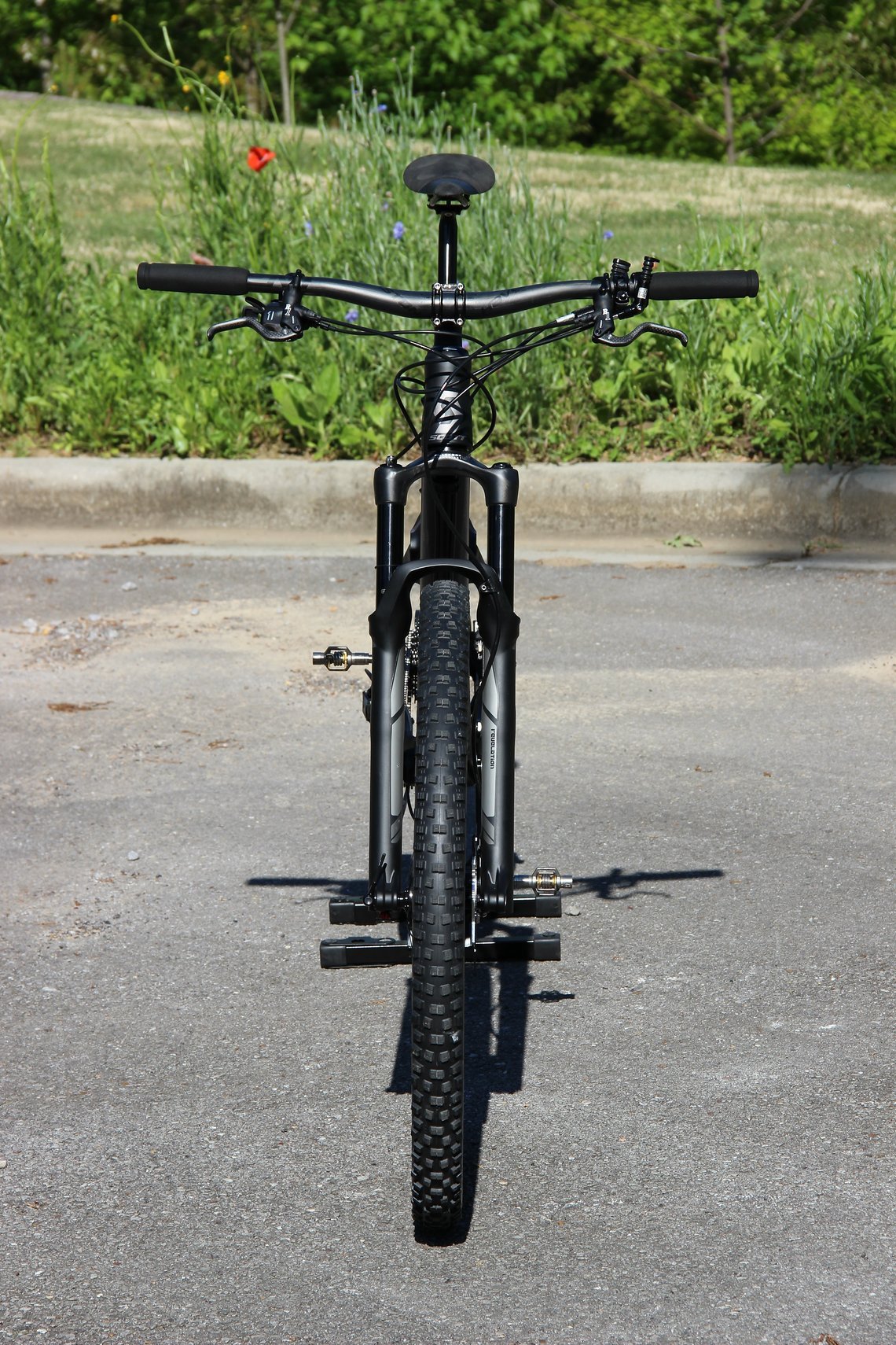 Ein absolutes Hightlight ist die Gabel an diesem Bike: