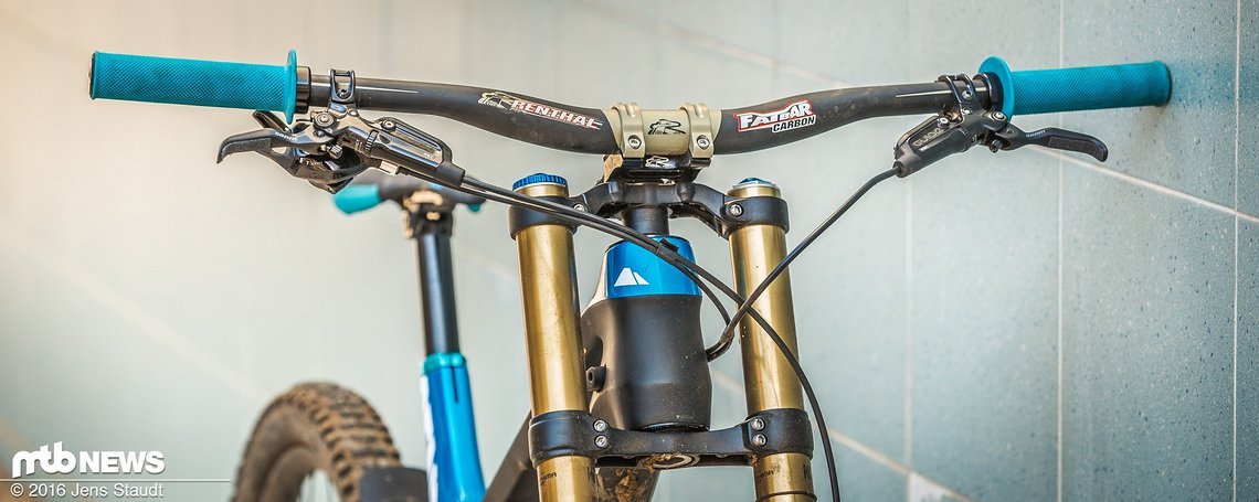 780mm Carbon – Am XL leider etwas schmal.