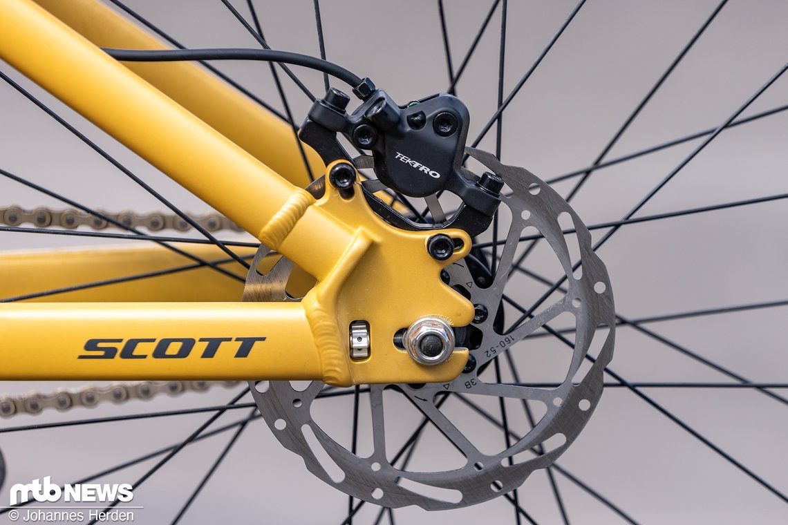 Das Roxter verfügt einen unauffälligen Singlespeed-Spanner am Heck.