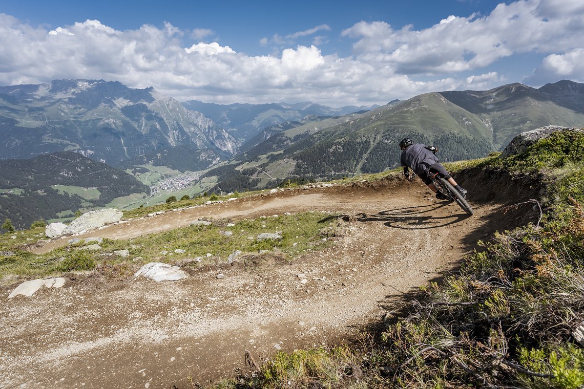 Das Panorama ist immer wieder ein Highlight auf den Trails.