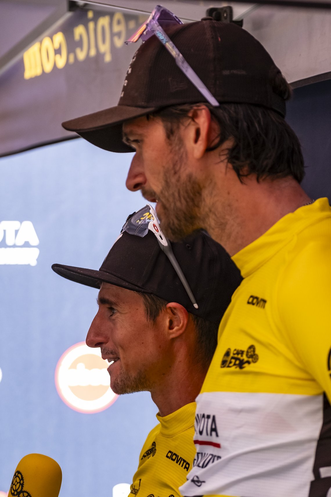 Howard Grotts and Matt Beers during Stage 5 of the 2024 Absa Cape Epic Mountain Bike stage race from CPUT, Wellington to CPUT, Wellington, South Africa on 22 March 2024. Photo by Dom Barnardt /Cape Epic
PLEASE ENSURE THE APPROPRIATE CREDIT IS GIVEN T