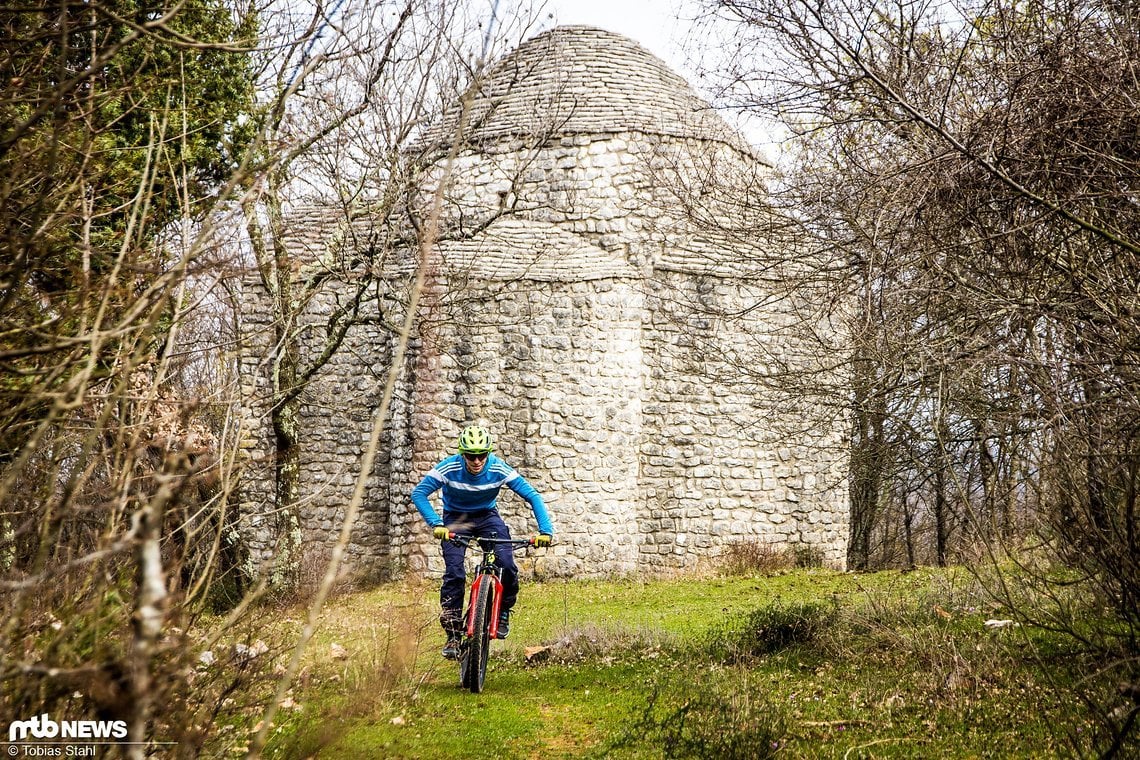 … und lieferte steinige Touren vorbei an historisch bedeutenden Stätten