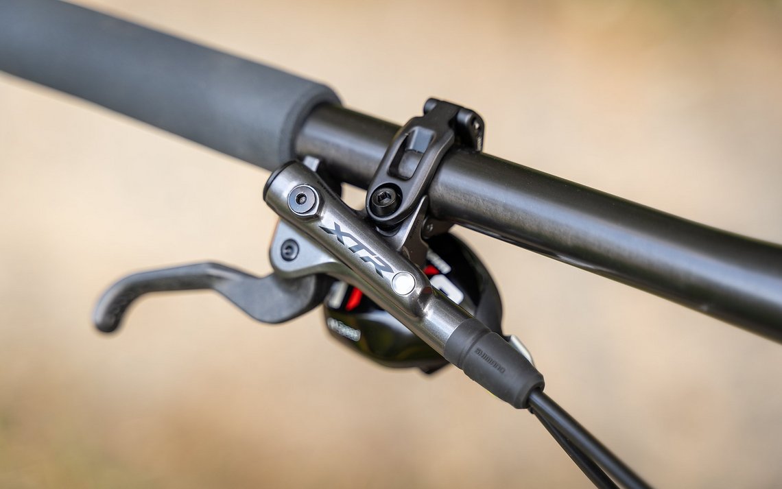 Die neue Shimano XTR bietet bissige Bremspower ...