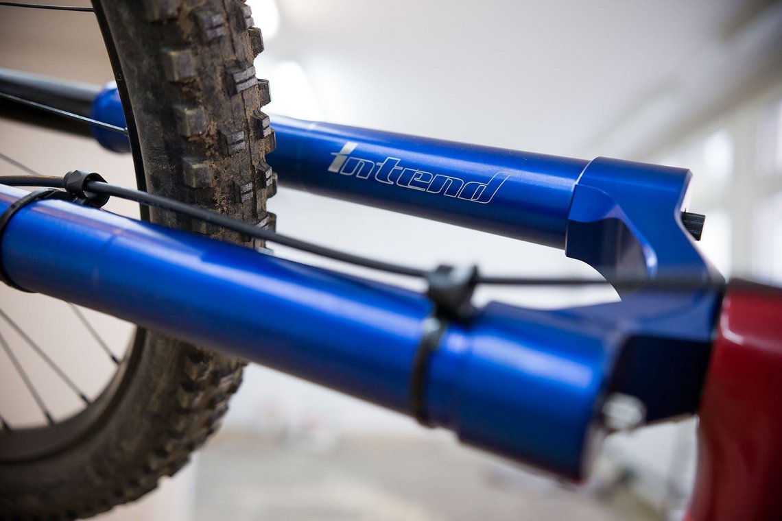 Eines der Highlights am Bike ist sicherlich die Intend Federgabel
