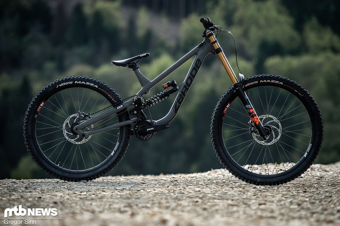 Ein absolutes Highlight war dieser Prototyp eines Zerode G3-DH-Bikes