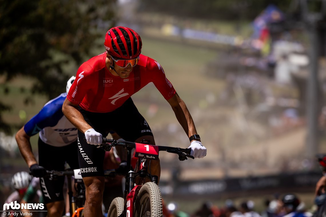 Nach seinem abermals beeindruckenden Erfolg im Short Track konnte Christopher Blevins in der Cross-Country-Disziplin nicht ganz vorne mitmischen.
