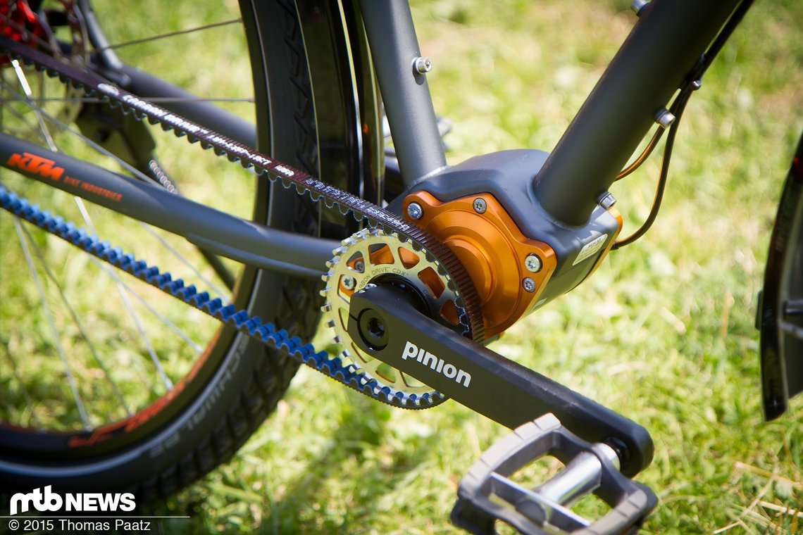 Pinion P18 mit Gates Carbon Drive im KTM Lontano