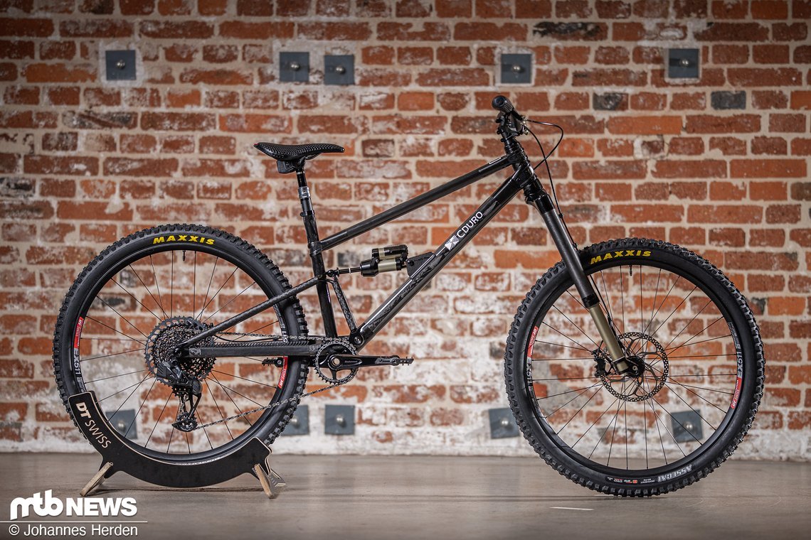 Eine einzigartige Carbon-Konstruktion gibt's am Cduro-Bike zu sehen.