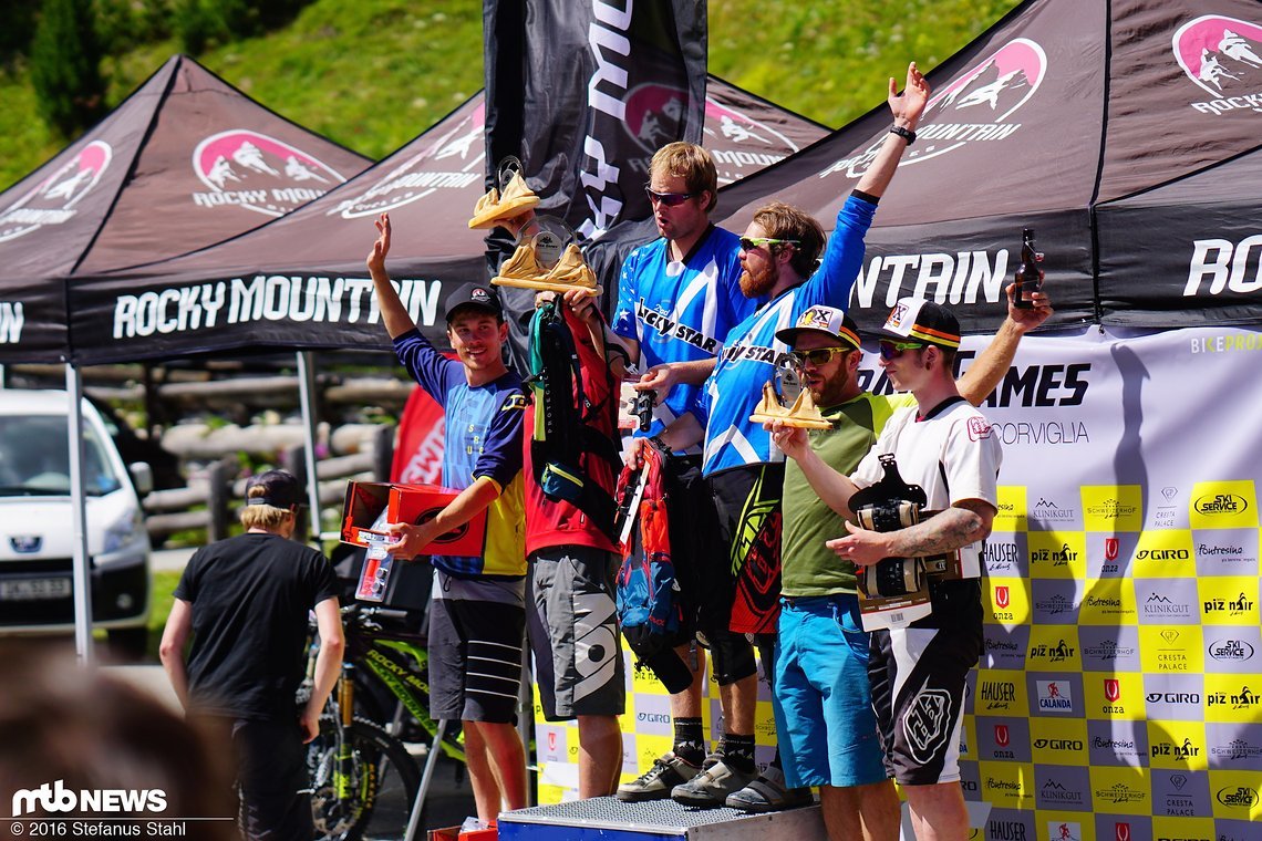 Das Herren-Podium