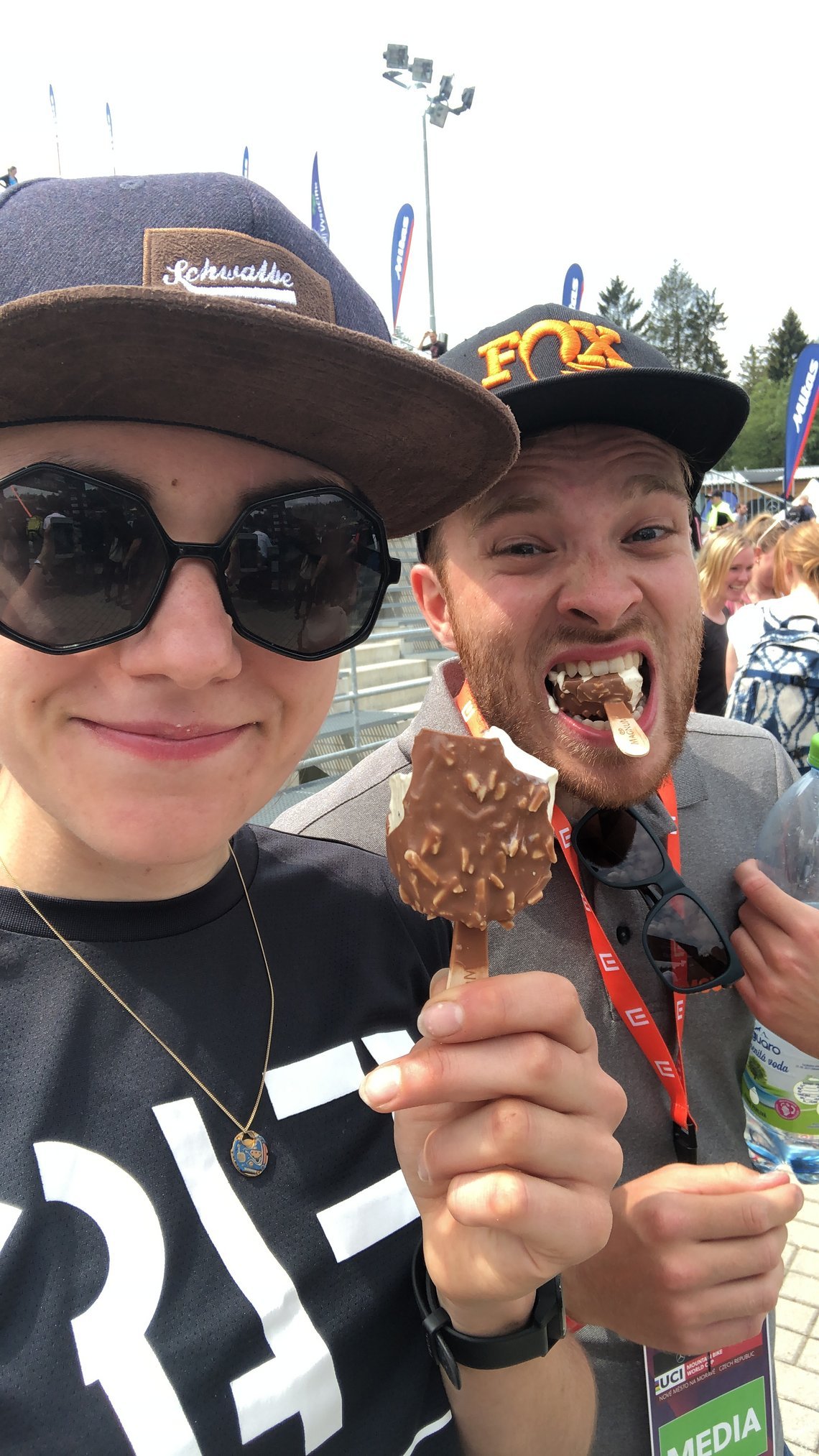 After Race Ice Cream, yummy!