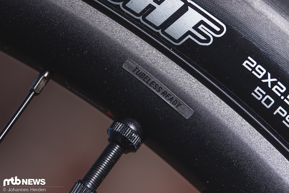 Tubeless ready – das gefällt.
