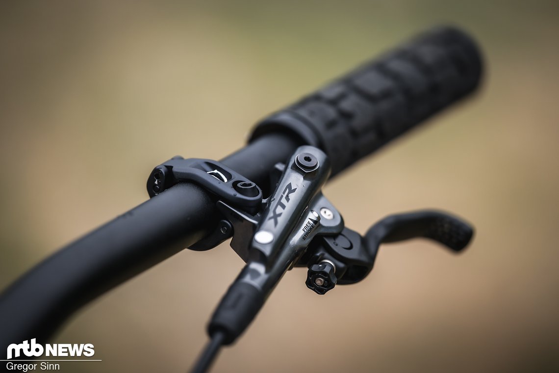 Für Kontrolle vertraut Benoit auf die alten Shimano XTR-Bremsen.