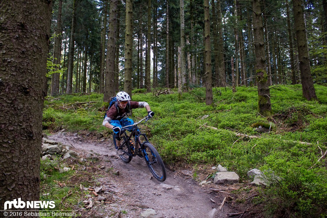 Ein Enduro oder Trailbike ist die perfekte Wahl für den Schwarzwaldtrail