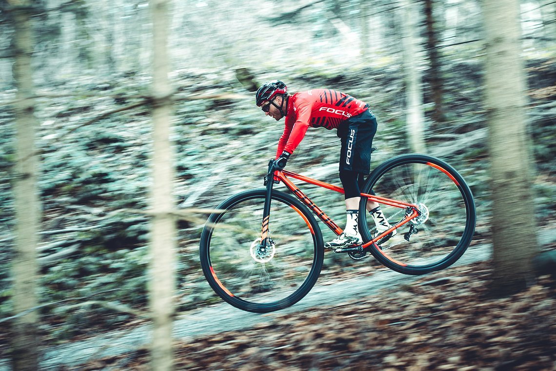 Florian Vogel auf der Abfahrt