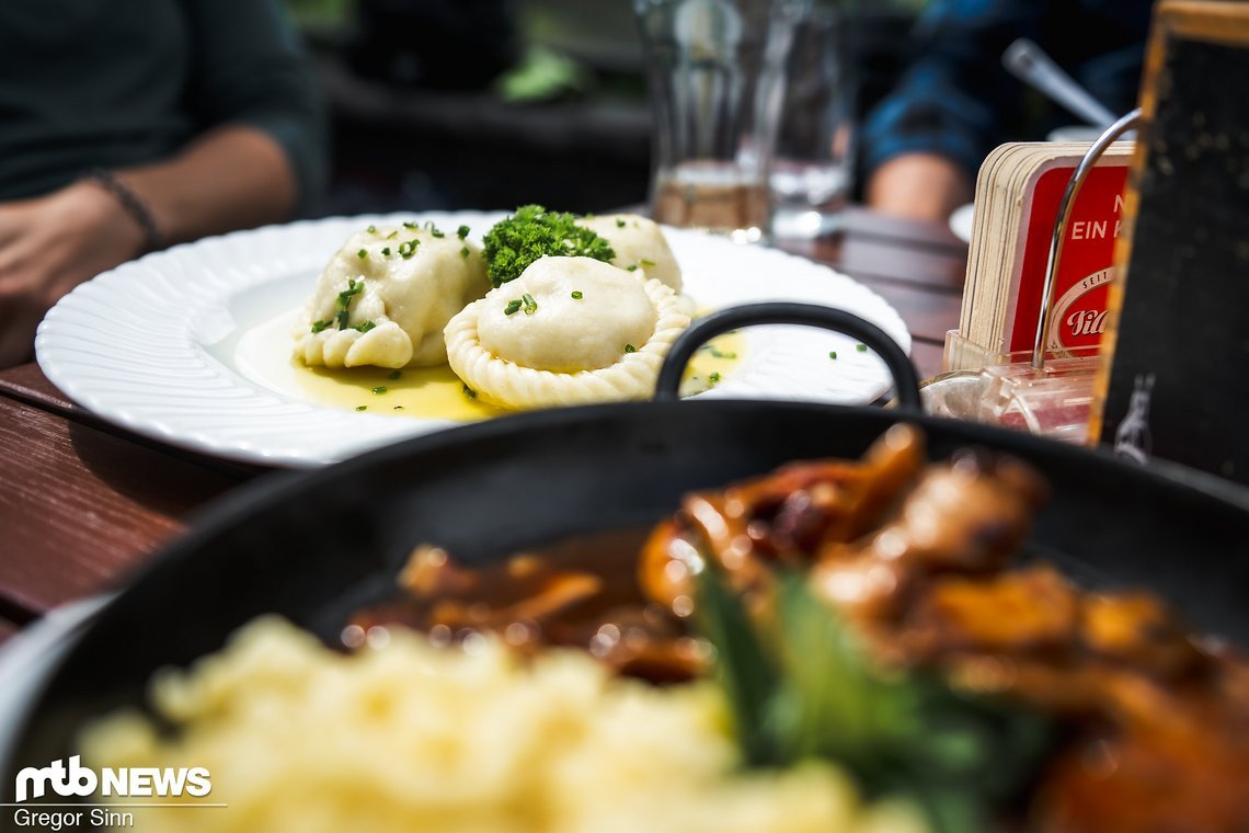 Natürlich mit Kärntner Kasnudeln!