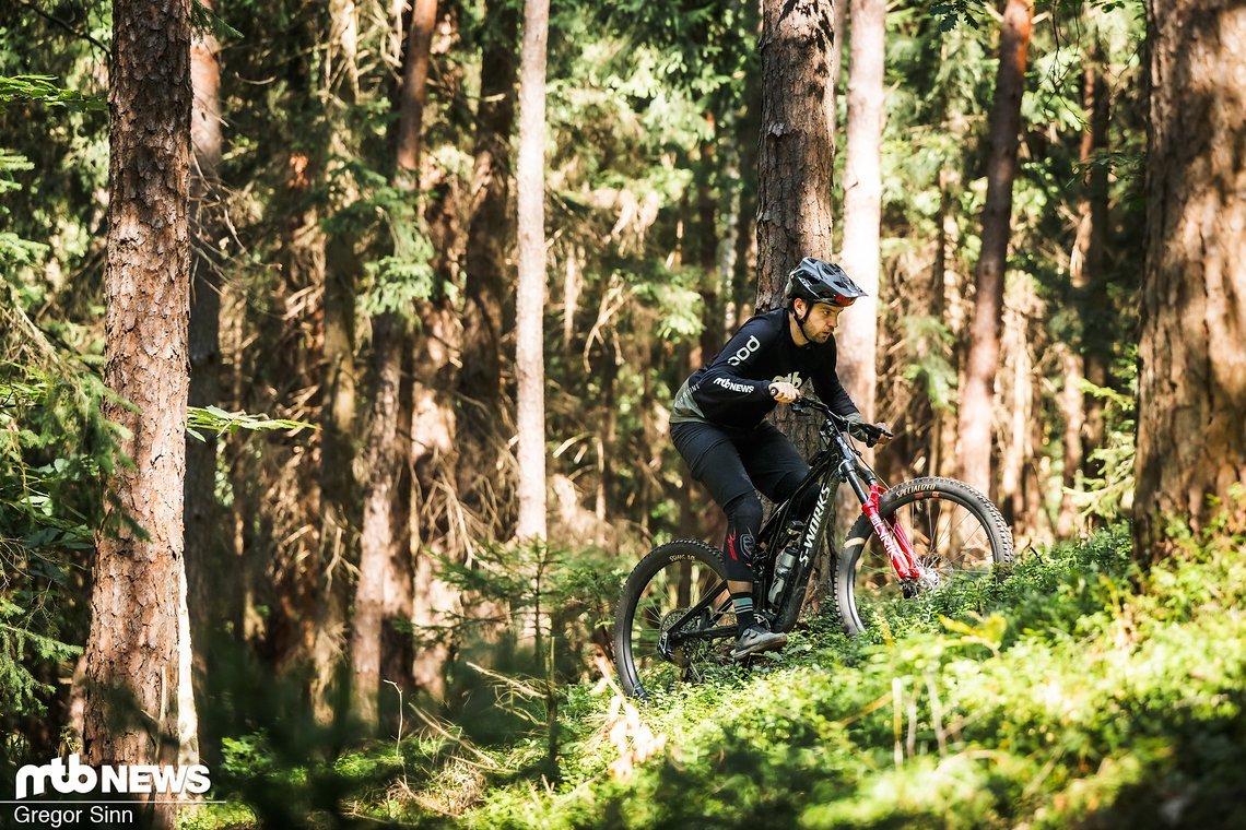In technischen Uphill-Passagen war mir das 20°-Setting etwas zu viel