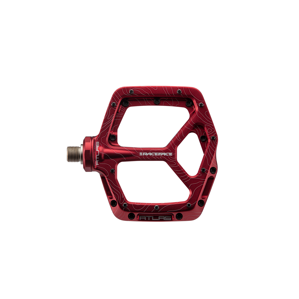 22 Atlas Pedal Top Red