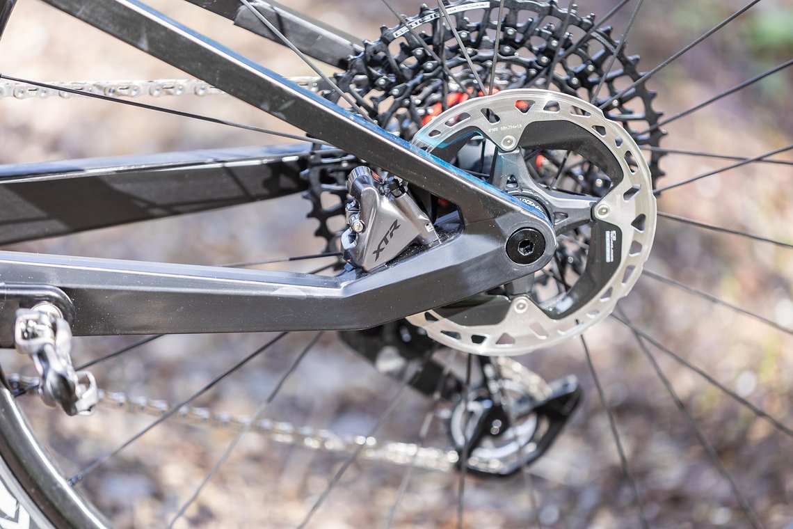 ... oder die Shimano XTR-Bremsen müssen sich nicht verstecken.