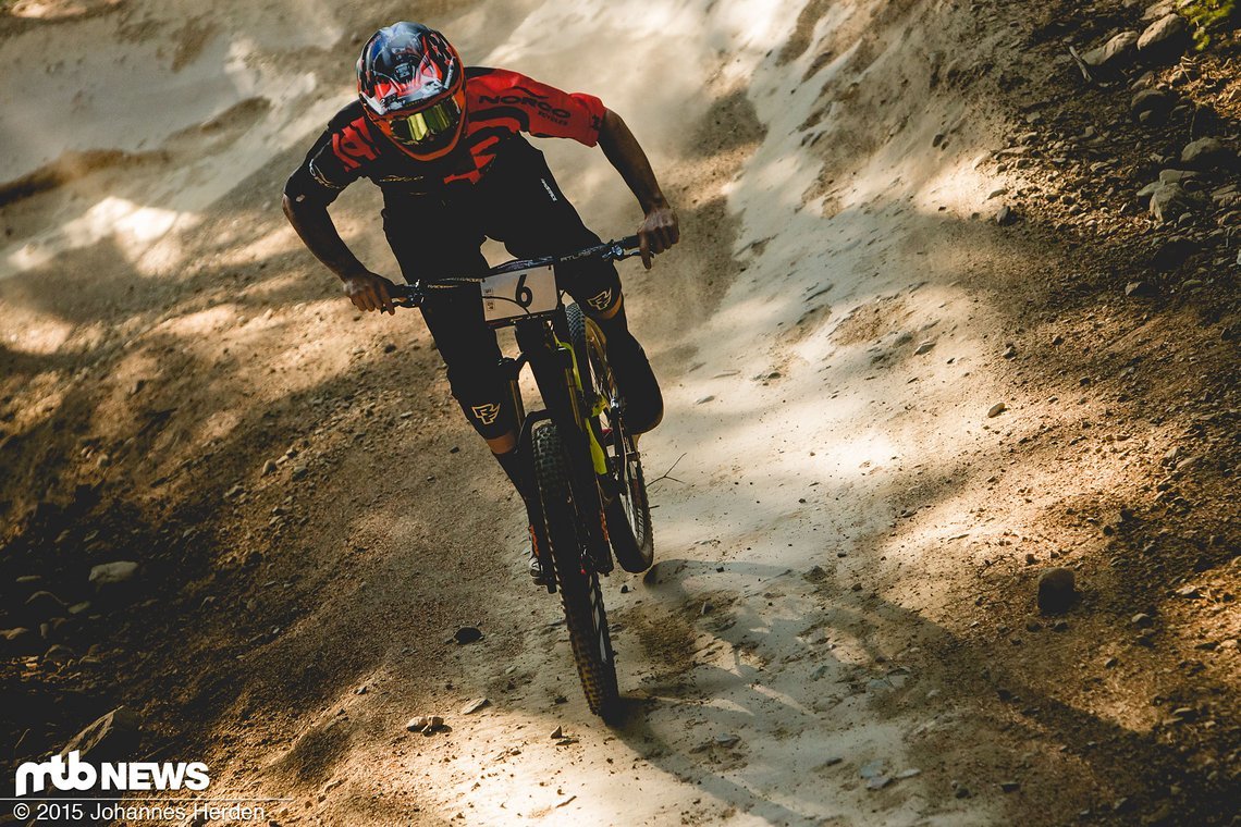 Sam Blenkinsop - gewohnt schnell unterwegs und am Ende Platz 2