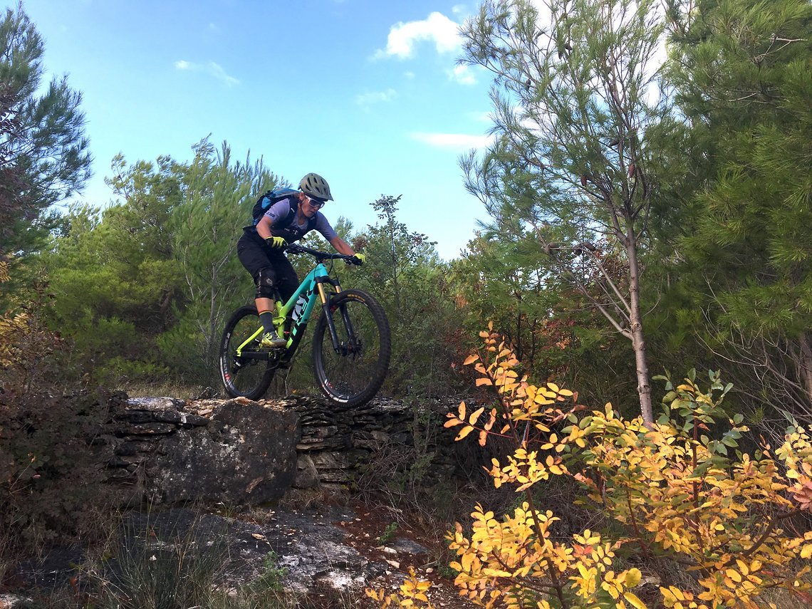 Jeden einzelnen Trail hat unser Guide Ante hier selber ausgebaut. Chapeau!