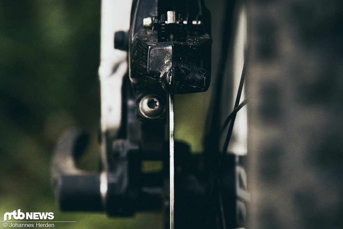 Mit nun 2,0 mm sind die Bremsscheiben 0,2 mm dicker als vorher.