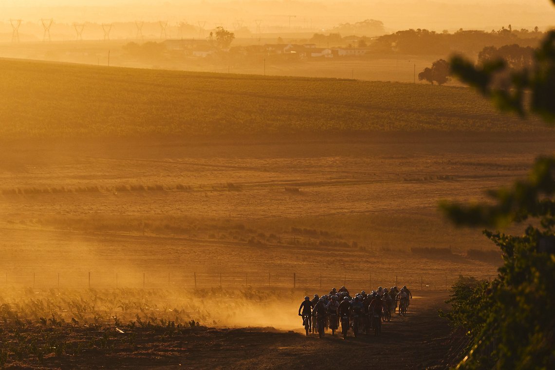 during the Prologue of the 2025 Absa Cape Epic Mountain Bike stage race held at Meerendal Wine Estate, Cape Town, South Africa on the 16th March 2025. Photo by Michael Chiaretta/Cape Epic
PLEASE ENSURE THE APPROPRIATE CREDIT IS GIVEN TO THE PHOTOGRAP