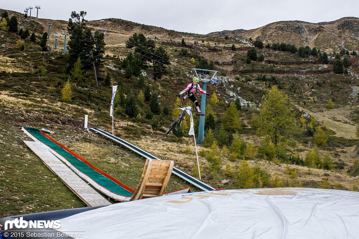 Big Air Bag an der Haideralm Bergstation