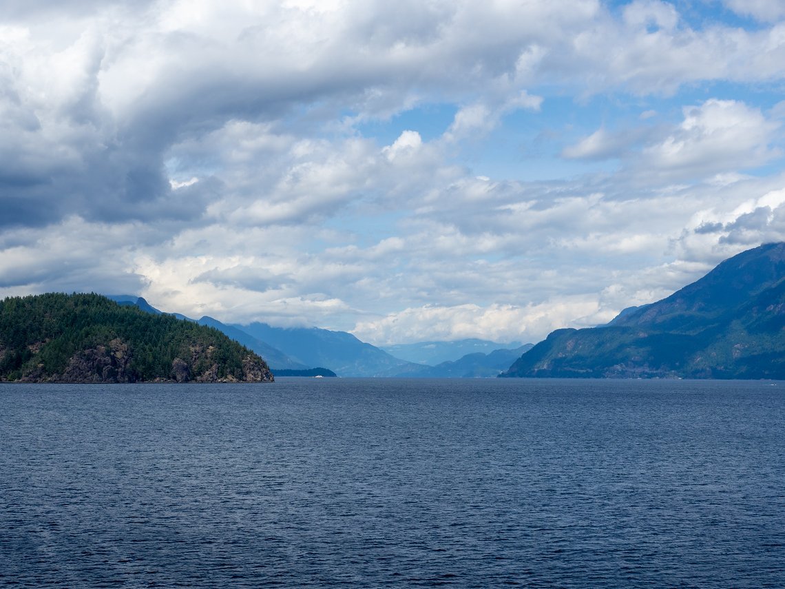 Die Landschaft an der Küste von B.C. ist nur schwer zu überbieten