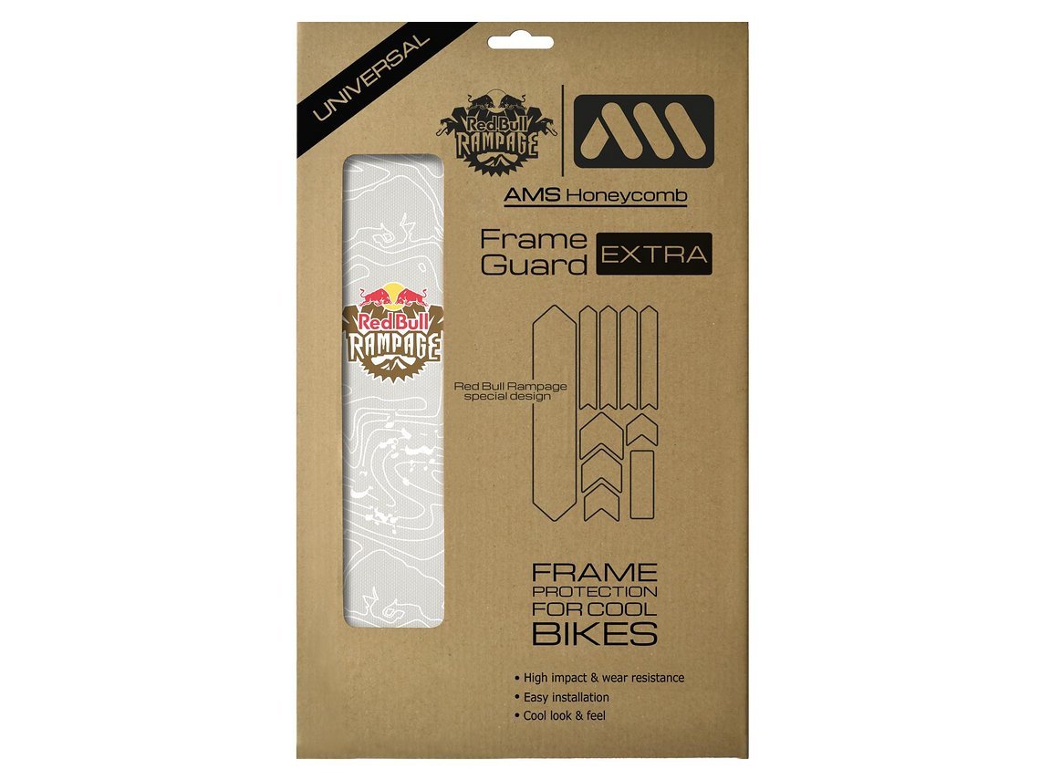 AMS Frame Guard EXTRA RED BULL WHITE - PACK - xweb