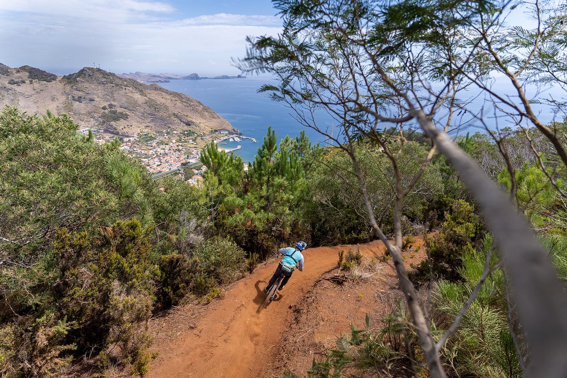 Zurück in der Wüste mit dem Blick aufs Camp in Machico.
