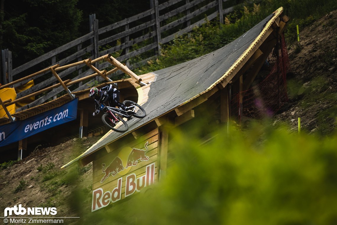 Als erster Fahrer im Finale ist Amaury Pierron auf die Strecke gegangen