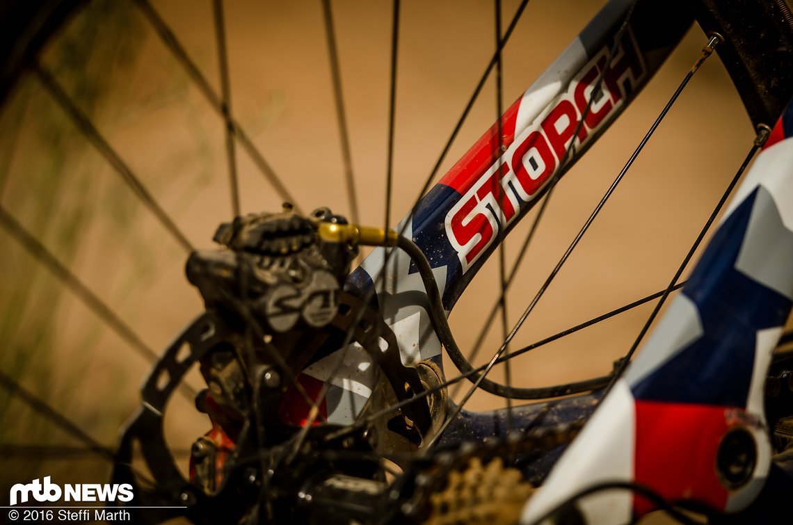 Die Shimano Saint sorgt für Verzögerung