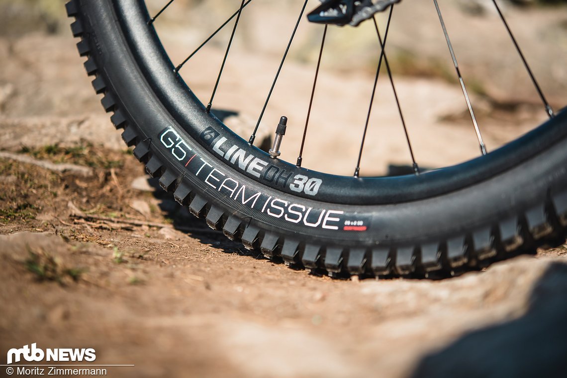 Für Grip sollen vorne und hinten G5-Reifen …