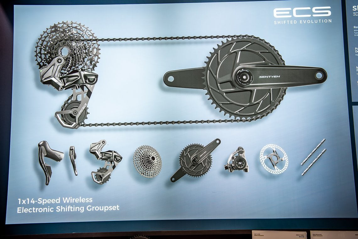 Wenn SRAM 13 Gänge anbietet, dann setzen wir halt noch mal einen oben drauf. Könnte von Shimano kommen, kommt aber von Sentyeh.