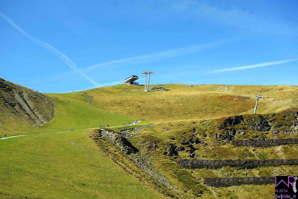 Transfer von Schattberg Ost zu Schattberg West zum Beginn von Stage 3