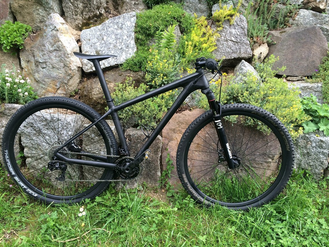 Das Komplettbike mit 2x10 kommt auf 7,47 kg