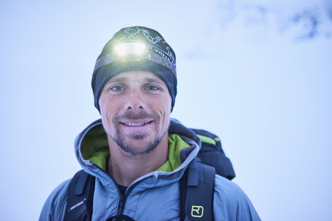 …  und Jochen Mesle waren gemeinsam auf Bike und Ski unterwegs.