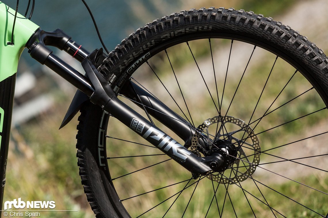 RockShox Pike Select+ mit 140 mm Federweg und kurzem Offset