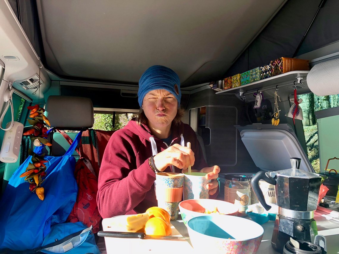 Auf kleinsten Raum leben und sich dennoch nicht im Weg rumstehen: Camping-Leben