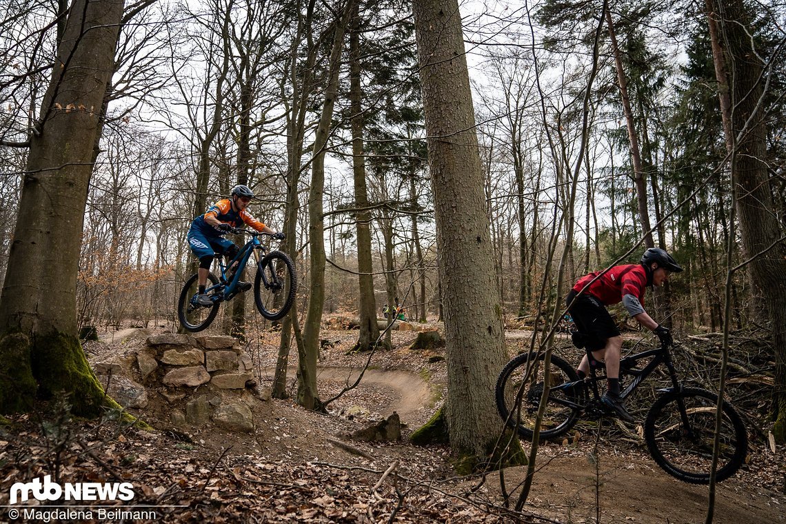 Auch beim Season Opening des Flowtrail Stromberg war die Fanes am Start
