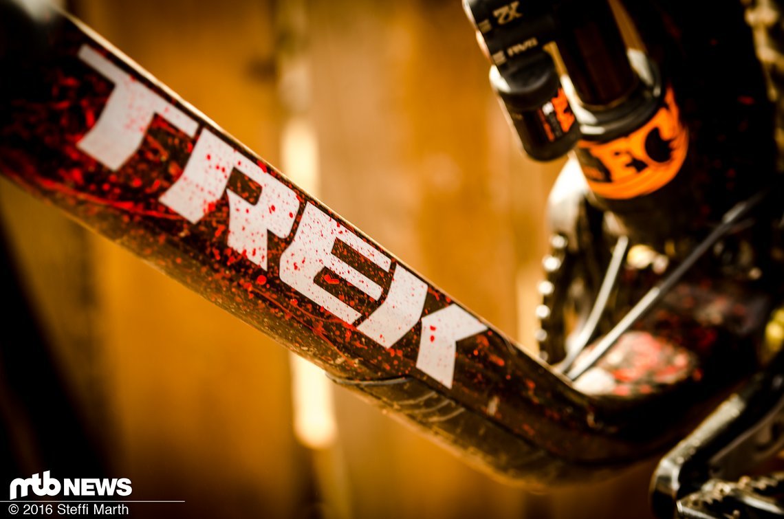 Das Trek Session ist ebenfalls mit einem Custom-Design versehen