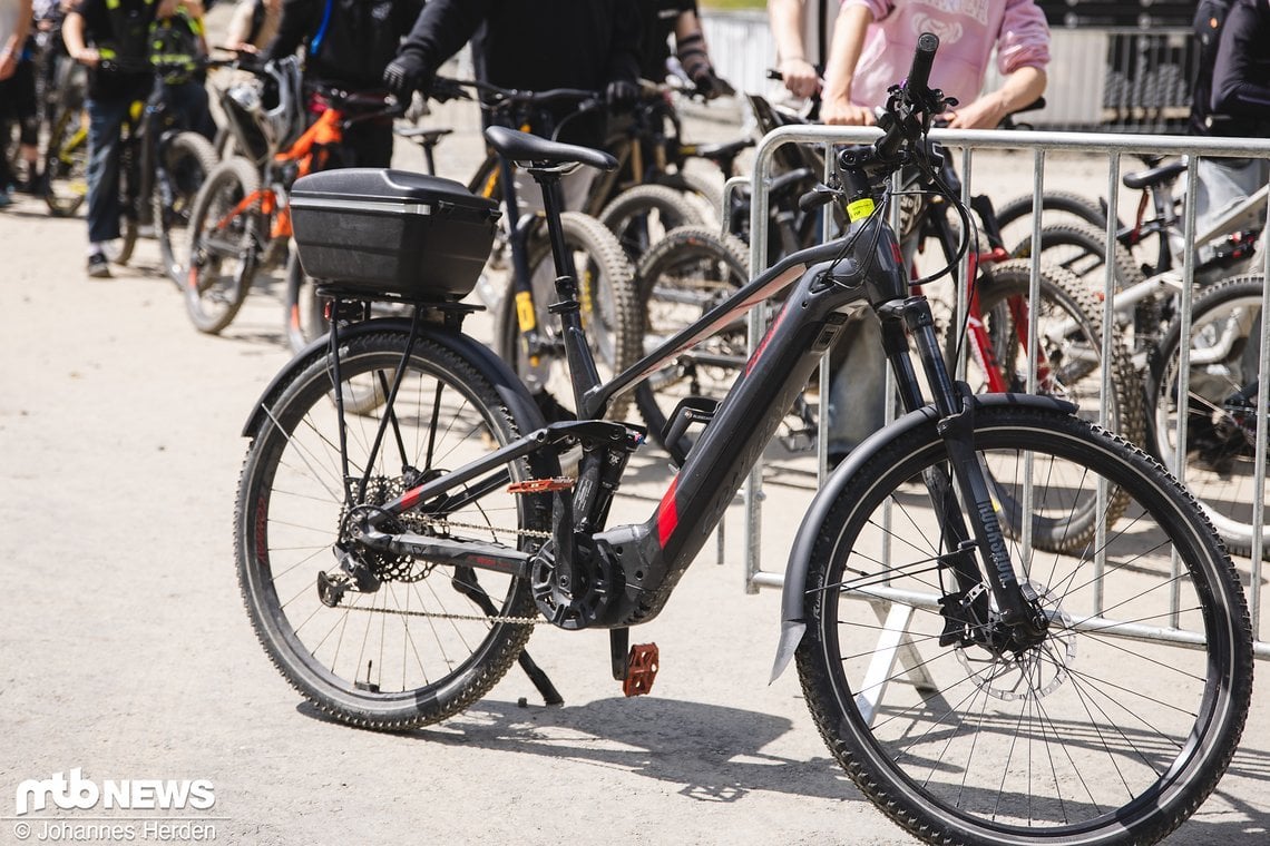 Ob dieses Bike ebenfalls die DH-Strecke hinabgefahren ist, können wir leider nicht beweisen.