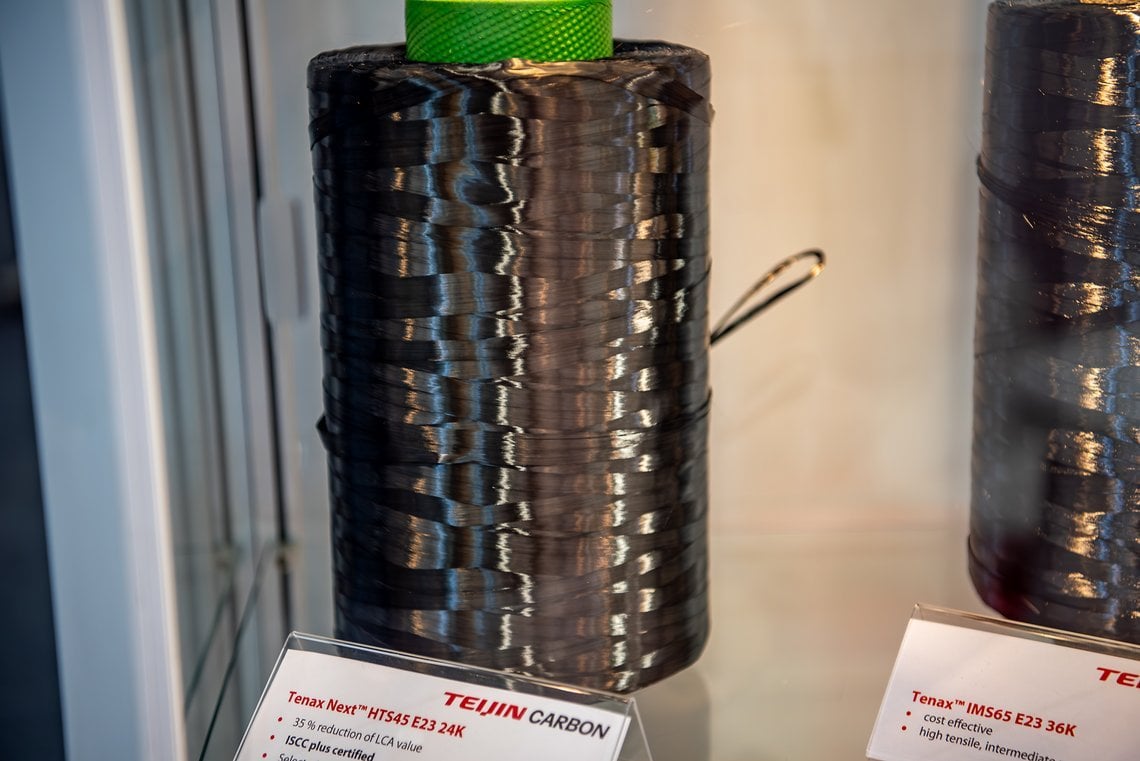 Carbon Fasern gefällig? Als Machbarkeitsstudie war an diesem Stand ein alter bekannter ausgestellt.